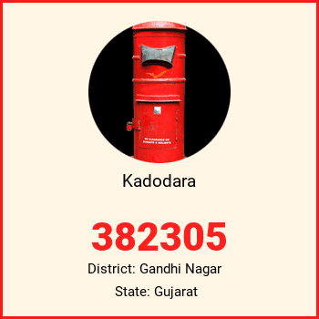 Kadodara pin code, district Gandhi Nagar in Gujarat