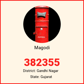 Magodi pin code, district Gandhi Nagar in Gujarat