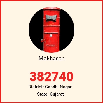 Mokhasan pin code, district Gandhi Nagar in Gujarat