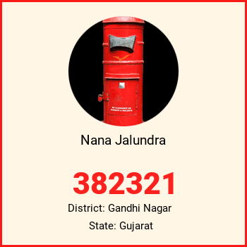 Nana Jalundra pin code, district Gandhi Nagar in Gujarat