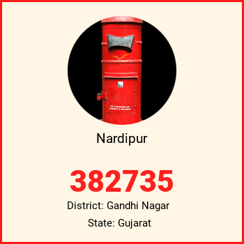 Nardipur pin code, district Gandhi Nagar in Gujarat