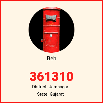 Beh pin code, district Jamnagar in Gujarat