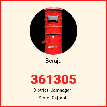 Beraja pin code, district Jamnagar in Gujarat