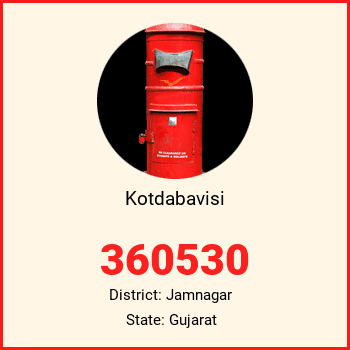 Kotdabavisi pin code, district Jamnagar in Gujarat