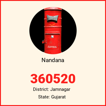 Nandana pin code, district Jamnagar in Gujarat