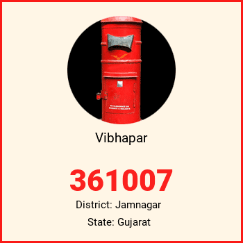 Vibhapar pin code, district Jamnagar in Gujarat