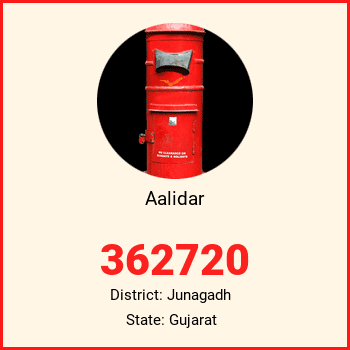 Aalidar pin code, district Junagadh in Gujarat
