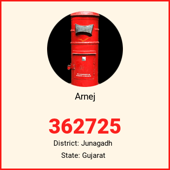 Arnej pin code, district Junagadh in Gujarat