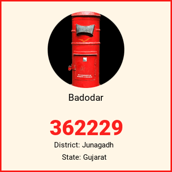 Badodar pin code, district Junagadh in Gujarat