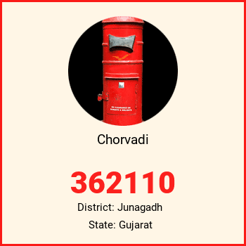 Chorvadi pin code, district Junagadh in Gujarat