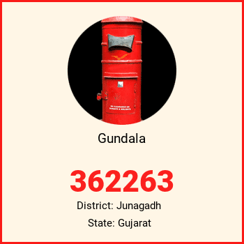 Gundala pin code, district Junagadh in Gujarat