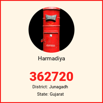 Harmadiya pin code, district Junagadh in Gujarat