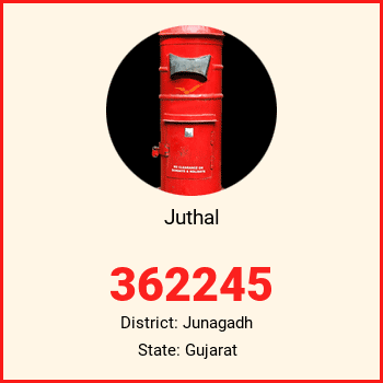Juthal pin code, district Junagadh in Gujarat