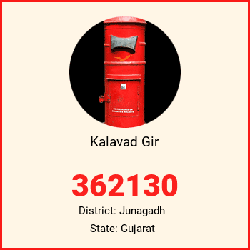 Kalavad Gir pin code, district Junagadh in Gujarat