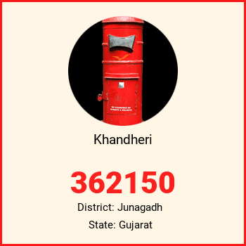 Khandheri pin code, district Junagadh in Gujarat