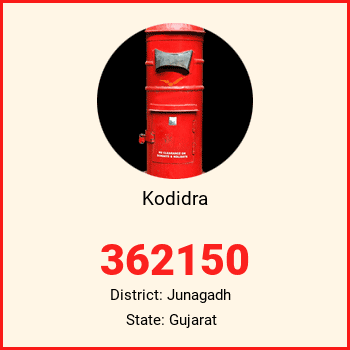 Kodidra pin code, district Junagadh in Gujarat