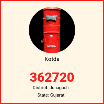 Kotda pin code, district Junagadh in Gujarat
