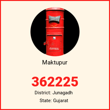 Maktupur pin code, district Junagadh in Gujarat
