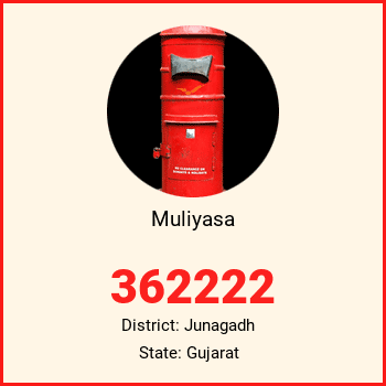 Muliyasa pin code, district Junagadh in Gujarat