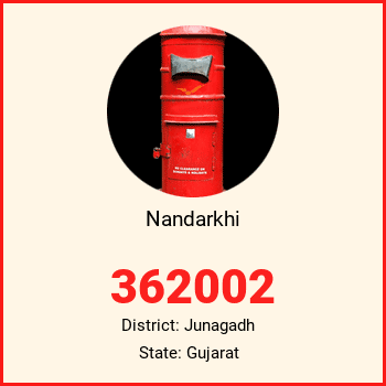 Nandarkhi pin code, district Junagadh in Gujarat