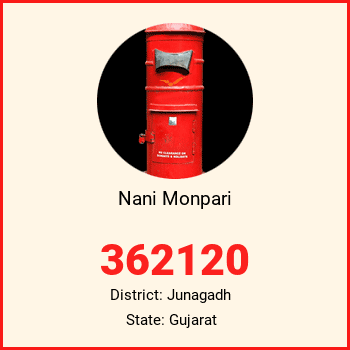 Nani Monpari pin code, district Junagadh in Gujarat