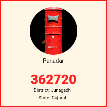 Panadar pin code, district Junagadh in Gujarat