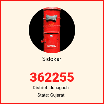 Sidokar pin code, district Junagadh in Gujarat