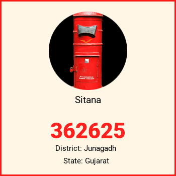 Sitana pin code, district Junagadh in Gujarat