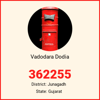 Vadodara Dodia pin code, district Junagadh in Gujarat