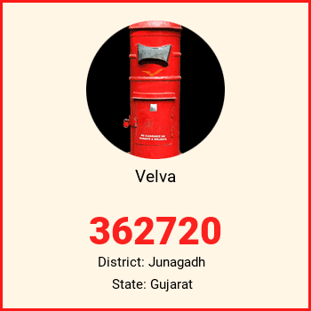 Velva pin code, district Junagadh in Gujarat