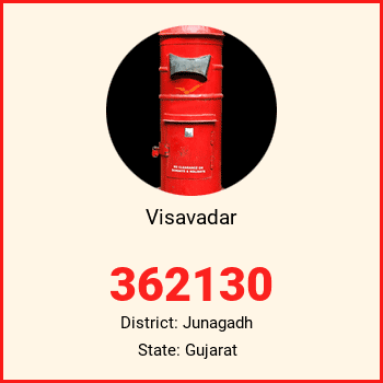 Visavadar pin code, district Junagadh in Gujarat