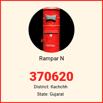 Rampar N pin code, district Kachchh in Gujarat
