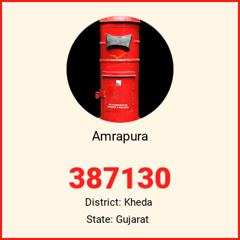 Amrapura pin code, district Kheda in Gujarat