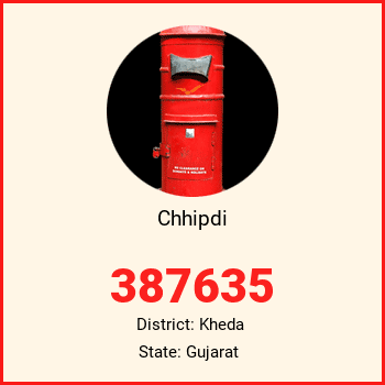 Chhipdi pin code, district Kheda in Gujarat