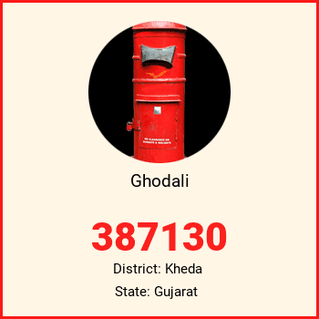 Ghodali pin code, district Kheda in Gujarat