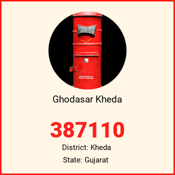 Ghodasar Kheda pin code, district Kheda in Gujarat