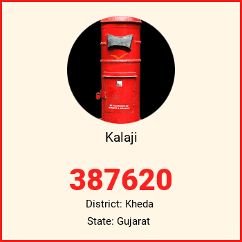 Kalaji pin code, district Kheda in Gujarat