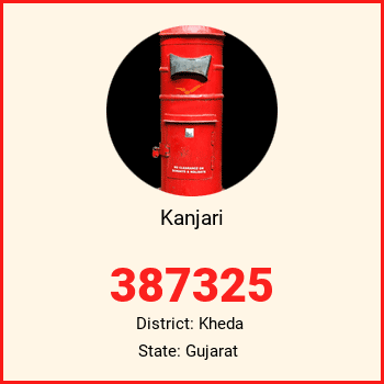 Kanjari pin code, district Kheda in Gujarat