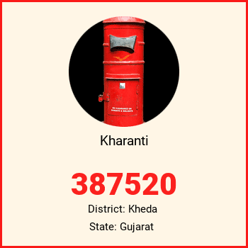Kharanti pin code, district Kheda in Gujarat