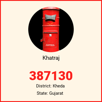 Khatraj pin code, district Kheda in Gujarat