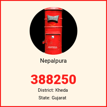 Nepalpura pin code, district Kheda in Gujarat