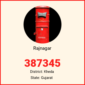 Rajnagar pin code, district Kheda in Gujarat