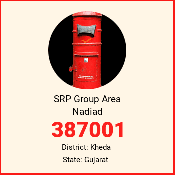 SRP Group Area Nadiad pin code, district Kheda in Gujarat