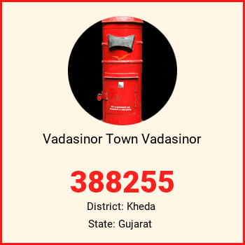 Vadasinor Town Vadasinor pin code, district Kheda in Gujarat