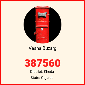 Vasna Buzarg pin code, district Kheda in Gujarat
