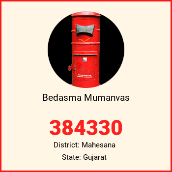 Bedasma Mumanvas pin code, district Mahesana in Gujarat