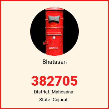 Bhatasan pin code, district Mahesana in Gujarat