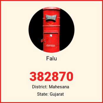Falu pin code, district Mahesana in Gujarat