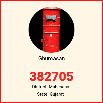 Ghumasan pin code, district Mahesana in Gujarat