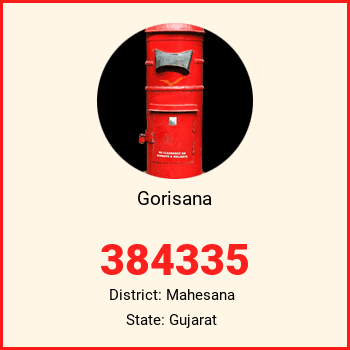 Gorisana pin code, district Mahesana in Gujarat